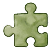 Pictogramme pièce de puzzle.