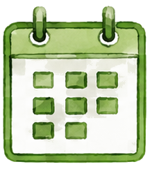 Pictogramme calendrier.