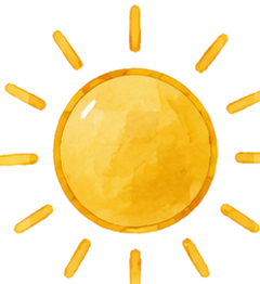 Pictogramme soleil.